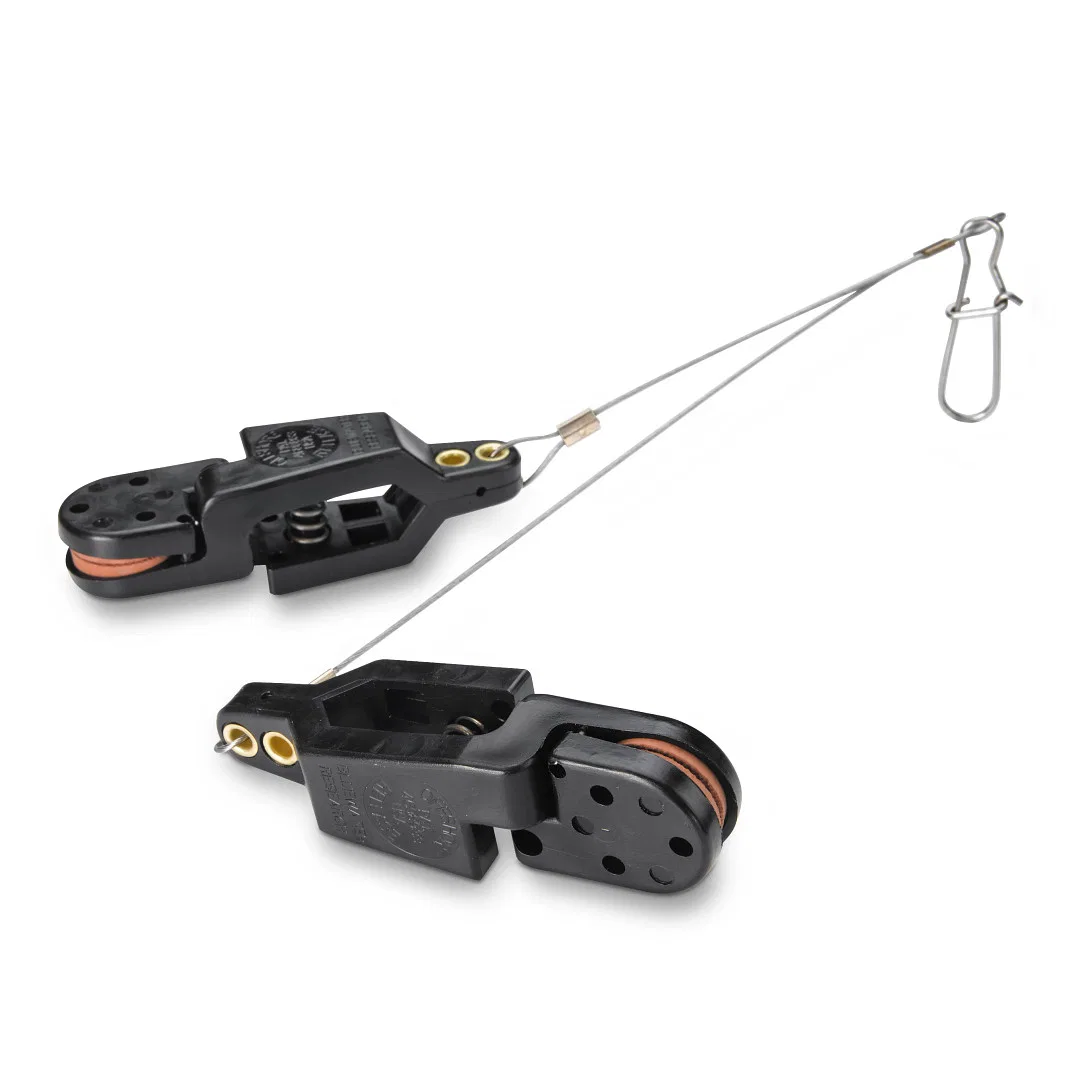 2250107 – CANNON Downrigger Line Release, Medium Tension Setting Black Stacker Type Steel Cable Clothespin Design